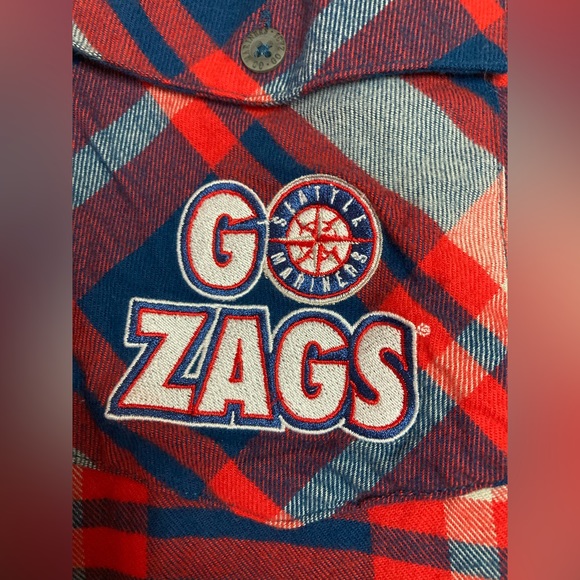 Mariner’s x Gonzaga Bulldog’s Flannel - Picture 3 of 5